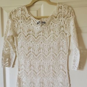 White Lauren Lace Dress